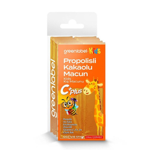 Greenlabel Kids Kış Macunu Kakaolu Stick 10x12 gr - 1