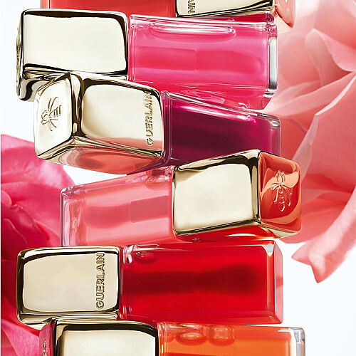 Guerlain KissKiss Bee Glow Oil Likit Ruj - Poppy - 7