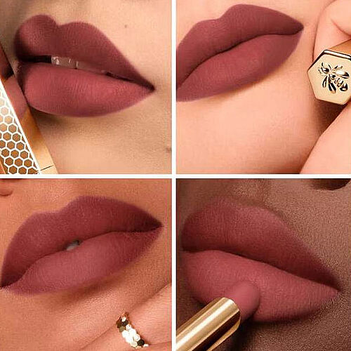 Guerlain KissKiss Blur Matte Lips 396 - Peony Kiss - 3