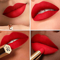 Guerlain KissKiss Blur Matte Lips 510 - Petal Red - 4