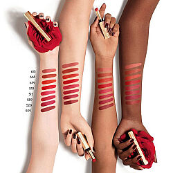 Guerlain KissKiss Blur Matte Lips 599 - Red Aster - 4