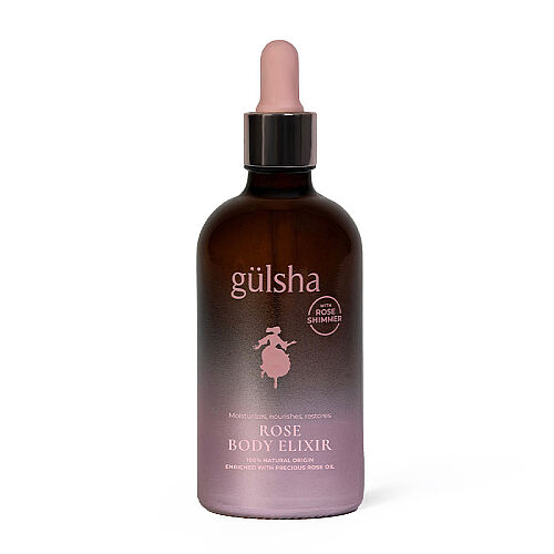 Gülsha Pembe Işıltılı Güllü Vücut İksiri 100 ml - Gülsha