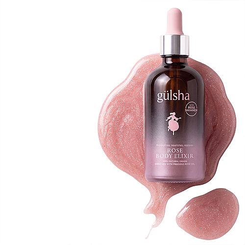 Gülsha Pembe Işıltılı Güllü Vücut İksiri 100 ml - Gülsha (1)