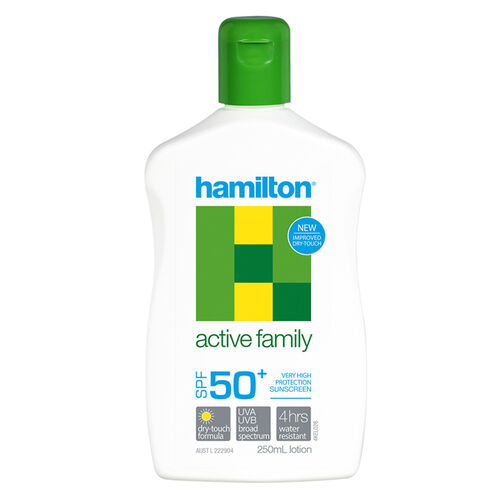 Hamilton Active Family SPF50+ Losyon 250ml - Hamilton