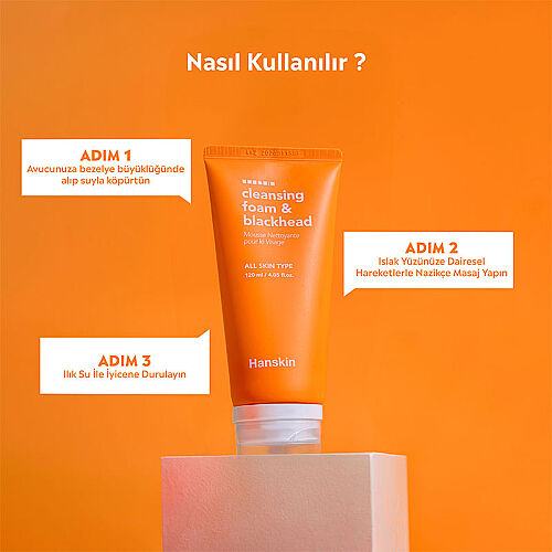 Hanskin Cleansing Foam Blackhead 120 ml - Hanskin (1)