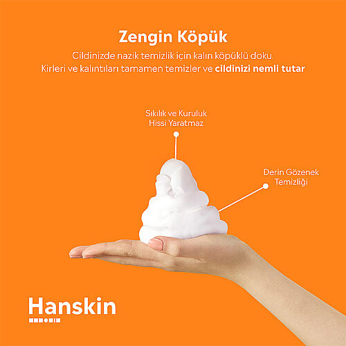 Hanskin Cleansing Foam Blackhead 120 ml - 3