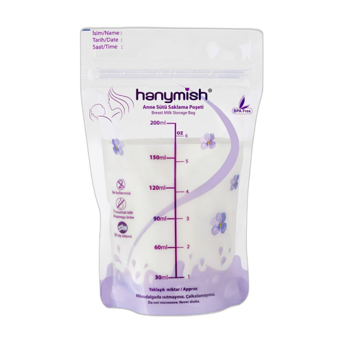 Hanymish Anne Sütü Saklama Poşeti 20 Adet 200 ml - Hanymish