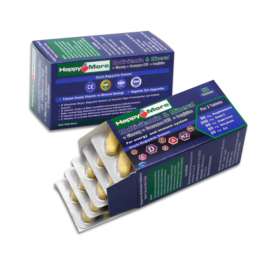HappyMore Multivitamin & Mineral Takviye Edici Gıda 50 Tablet - HappyMore (1)