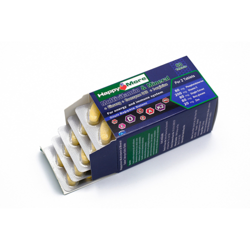 HappyMore Multivitamin & Mineral Takviye Edici Gıda 50 Tablet - HappyMore