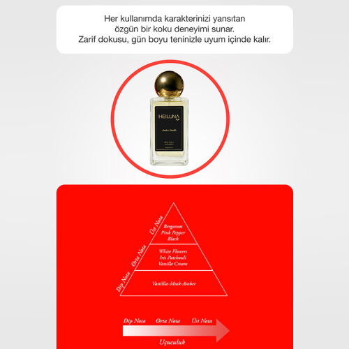 Heiluna Ambre Vanille EDP Unisex Parfüm 100 ml - 3