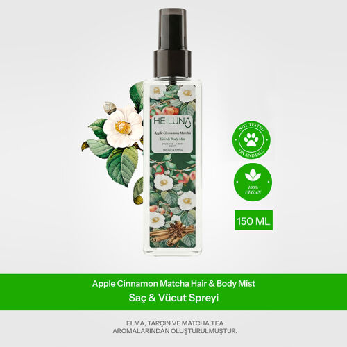 Heiluna Apple Cinnamon Matcha Saç ve Vücut Spreyi 150 ml - Heiluna (1)