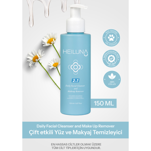 Heiluna Çift Etkili Yüz ve Makyaj Temizleyici - Heiluna (1)