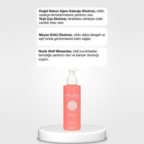 Heiluna Somon Yüz Temizleme Jeli 150 ml - 4