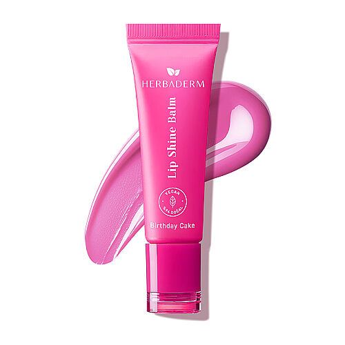 Herbaderm Lip Shine Balm - Birthday Cake 10 ml - Herbaderm (1)