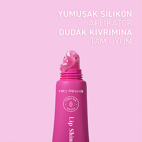 Herbaderm Lip Shine Balm - Birthday Cake 10 ml - 4