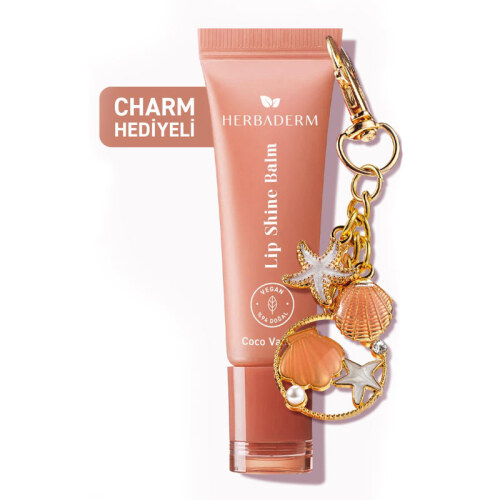 Herbaderm Lip Shine Balm - Coco Vanilla 10 ml - Herbaderm (1)