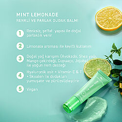 Herbaderm Lip Shine Balm - Mint Lemonade 10 ml - 8