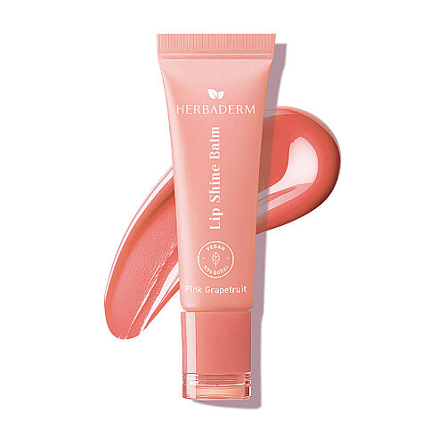 Herbaderm Lip Shine Balm - Pink Grapefruit 10 ml - Herbaderm (1)