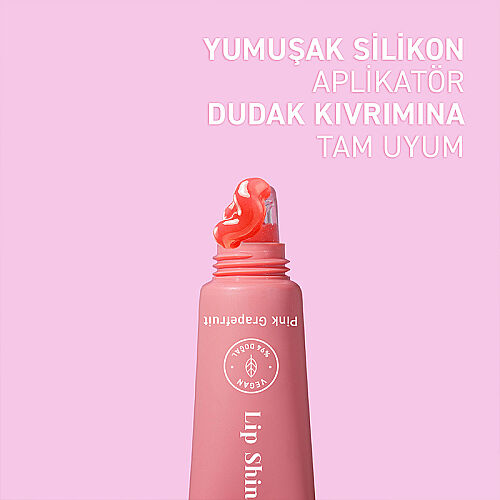 Herbaderm Lip Shine Balm - Pink Grapefruit 10 ml - 4