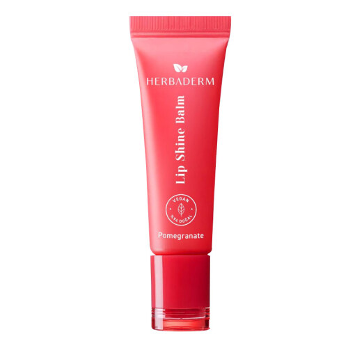 Herbaderm Lip Shine Balm - Pomegranate 10 ml - Herbaderm