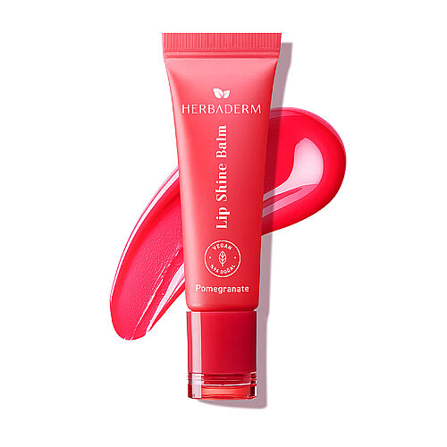 Herbaderm Lip Shine Balm - Pomegranate 10 ml - Herbaderm (1)