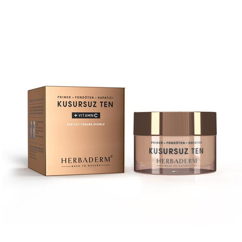 Herbaderm Makyaj Bazı + Fondöten + Kapatıcı 30 ml - Herbaderm