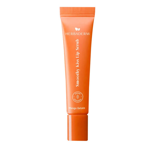 Herbaderm Smoothy Kiss Lip Scrub - Mango Gelato 15 ml - Herbaderm