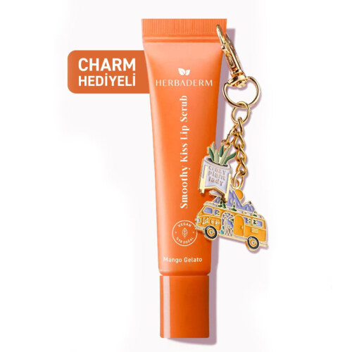Herbaderm Smoothy Kiss Lip Scrub - Mango Gelato 15 ml - Herbaderm (1)