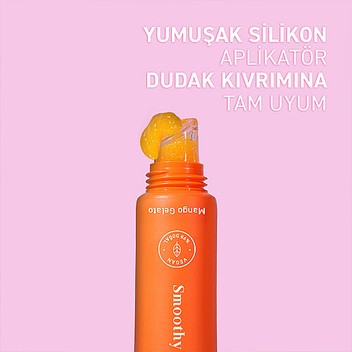Herbaderm Smoothy Kiss Lip Scrub - Mango Gelato 15 ml - 4