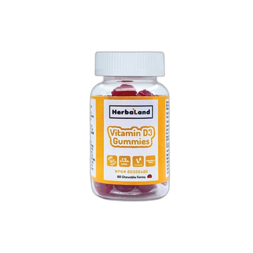 Herbaland Gummies Vitamin D3 60 Tablet - Herbaland