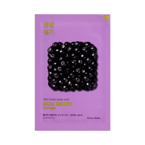 Holika Holika Pure Essence Mask Sheet - Acai Berry - 1