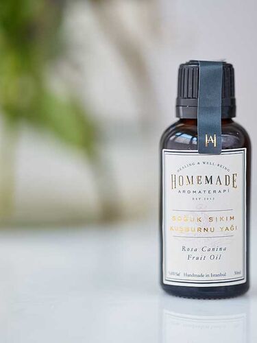 Homemade Aromaterapi Soğuk Sıkım Kuşburnu Çekirdeği Yağı 30 ml - Diğer