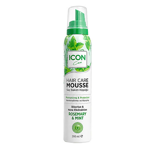 ICON Care Biberiye ve Nane Ekstraktları İçeren Saç Bakım Köpüğü 200 ml - ICON Care