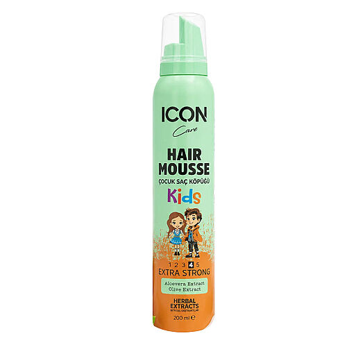 ICON Care Extra Strong Kids Hair Mousse 200 ml - ICON Care