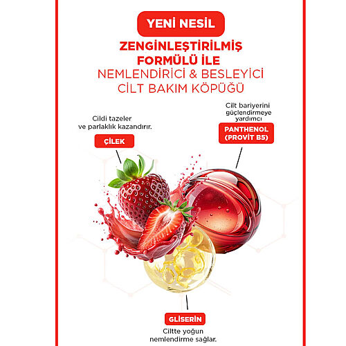 ICON Care Strawberry Cheesecake Cilt Bakım Köpüğü 200 ml - 3