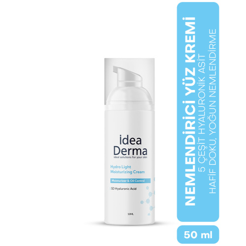 İdea Derma 5D Hyaluronic Acid Hydro Light Nemlendirici Krem 50 ml - İdea Derma (1)