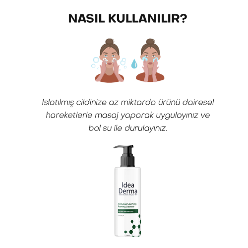 İdea Derma AcniClean Clarifying Foaming Cleanser 200 ml - 5