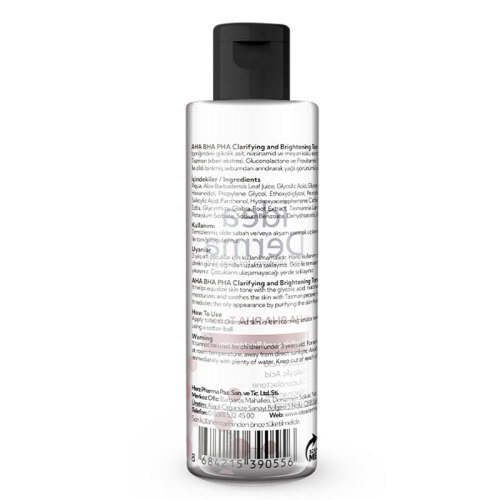 İdea Derma AHA BHA PHA Clarifying and Brightening Toner 200 ml - 2