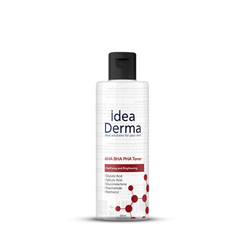İdea Derma AHA BHA PHA Clarifying and Brightening Toner 200 ml - İdea Derma