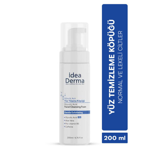 İdea Derma Glikolik Asit Yüz Yıkama Köpüğü 200 ml - İdea Derma (1)