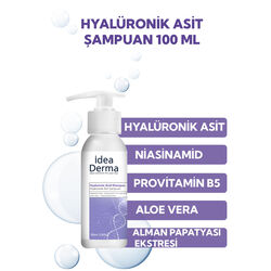 İdea Derma Hyaluronik Asit Şampuan 100 ml (Promosyon Ürünü) - 5