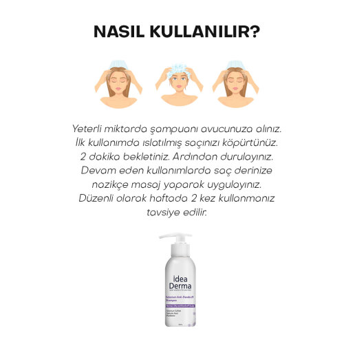 İdea Derma Selenyum Kepek Karşıtı Şampuan 100 ml - 5