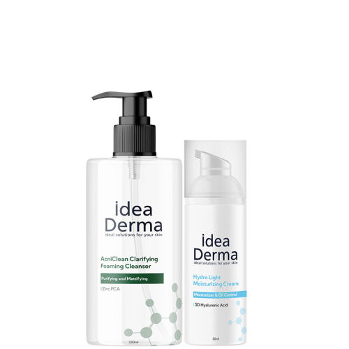 İdea Derma Yağlı ve Karma Ciltler İçin SET - İdea Derma