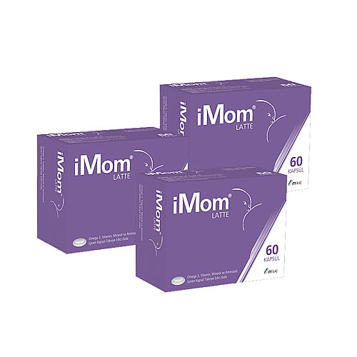 iMom Latte Omega 3 Takviye Edici Gıda 3x60 Kapsül - ITF İlaç