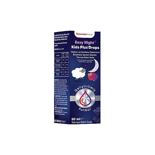 İmuneks Easy Night Kids Plus Drops Takviye Edici Gıda 50 ml - Imuneks