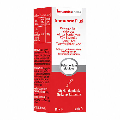 Imuneks Farma Immucan Plus Takviye Edici Gıda 20 ml - Imuneks (1)