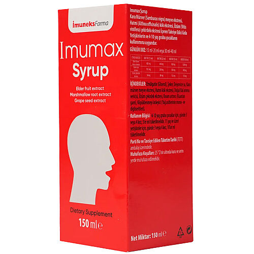 İmuneks Farma İmumax Takviye Edici Gıda Şurup 150 ml - 3