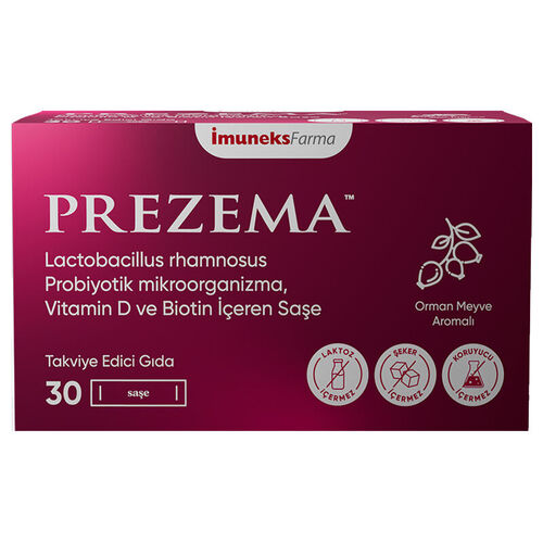 İmuneks Farma Prezema Takviye Edici Gıda 30 Şase - Imuneks