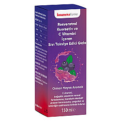 İmuneks Farma Resveratrol Kuersetin ve C Vitamini İçeren Sıvı Takviye Edici Gıda 150 ml - 1