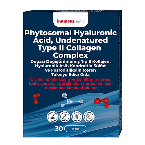 Imuneks Farma Type 2 Collagen Complex Takviye Edici Gıda 30 Tablet - Imuneks
